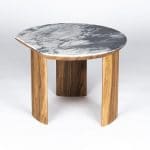 Table basse Echo chêne et marbre allégé