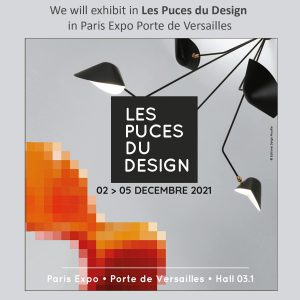 Lire la suite à propos de l’article Nouvelle édition « Les Puces du Design » du 2 au 5 décembre 2021